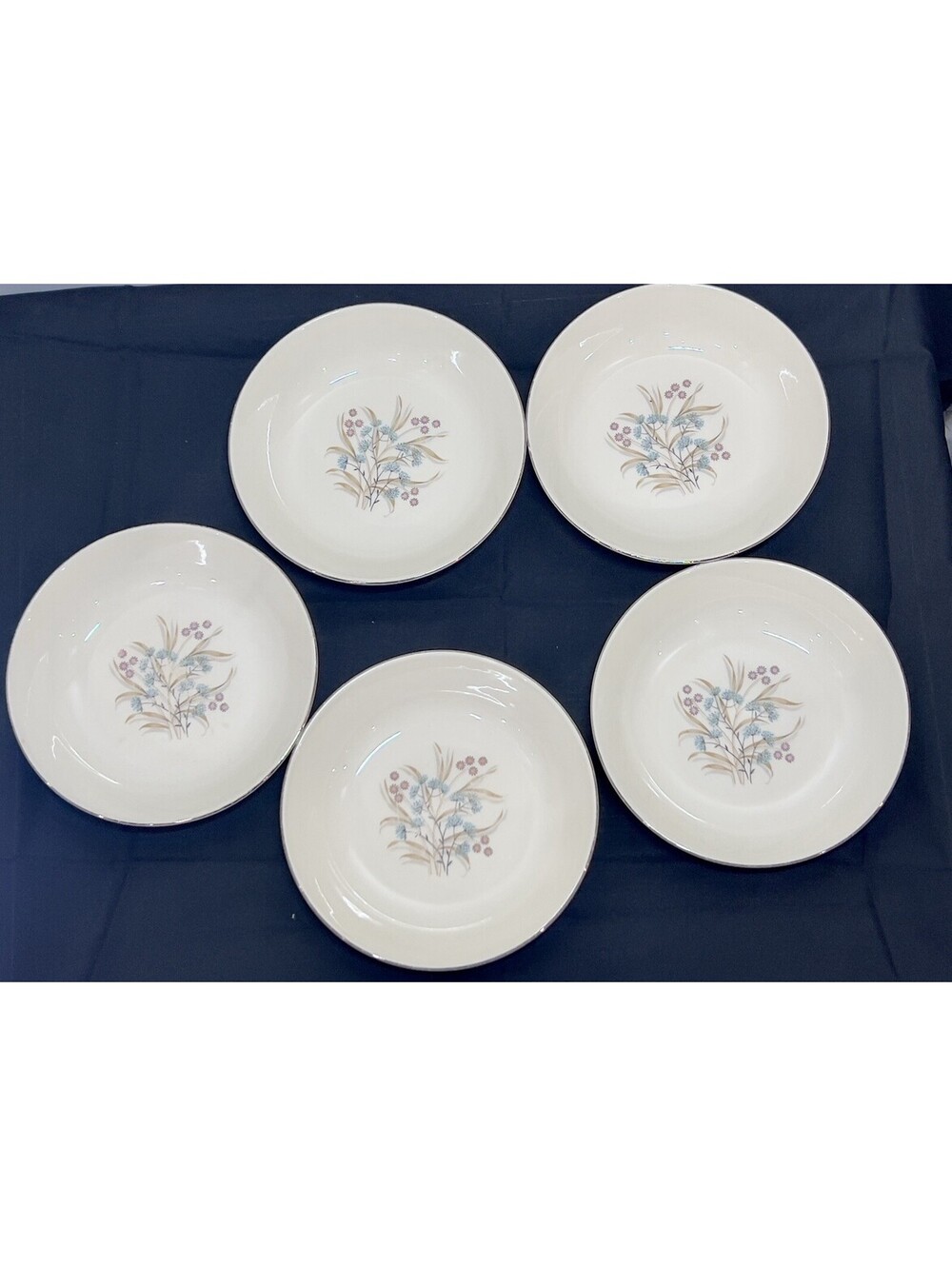 5 Vintage Taylor Smith & Taylor China Bittersweet Bowls